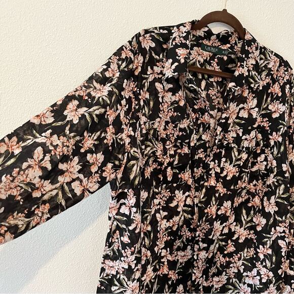 Lauren Ralph Lauren Floral Button Down Shirt - Picture 3 of 11